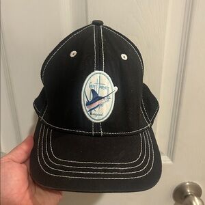 Guy Harvey Black Cap with Marlin Logo